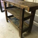 Wood workbench