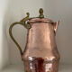 Copper and bronze kettle