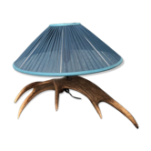 Elk horn foot lamp and silk day offal
