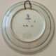 Decorative plate in blue Delft pottery