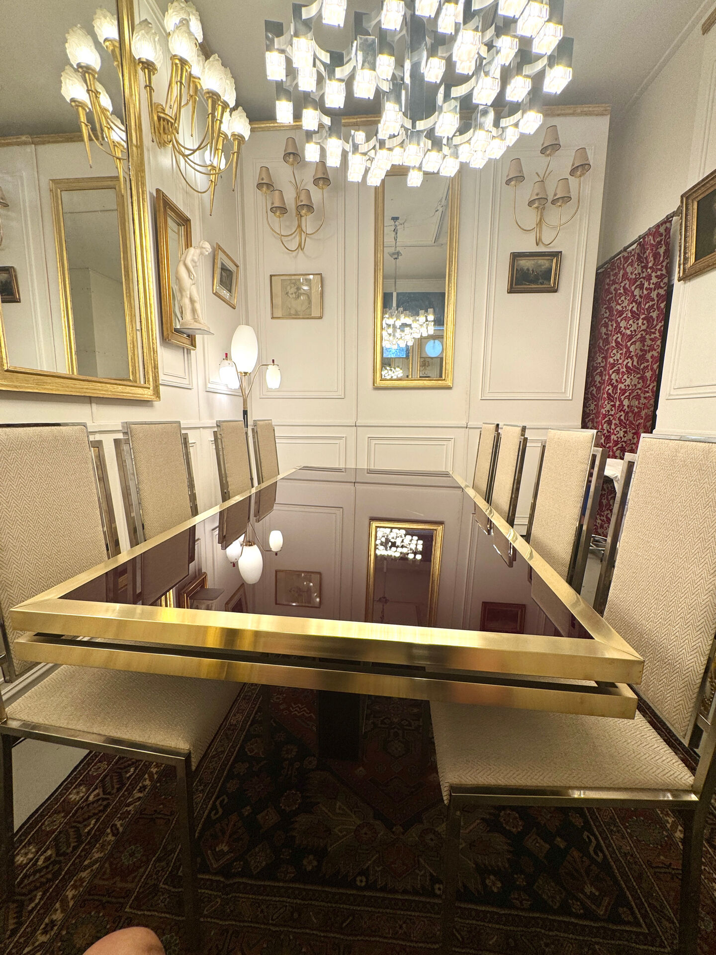 Table de salle à manger/d'entrée Sinopoli années 1970