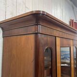 19th-century English mahogany library