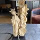 Asian resin lamp