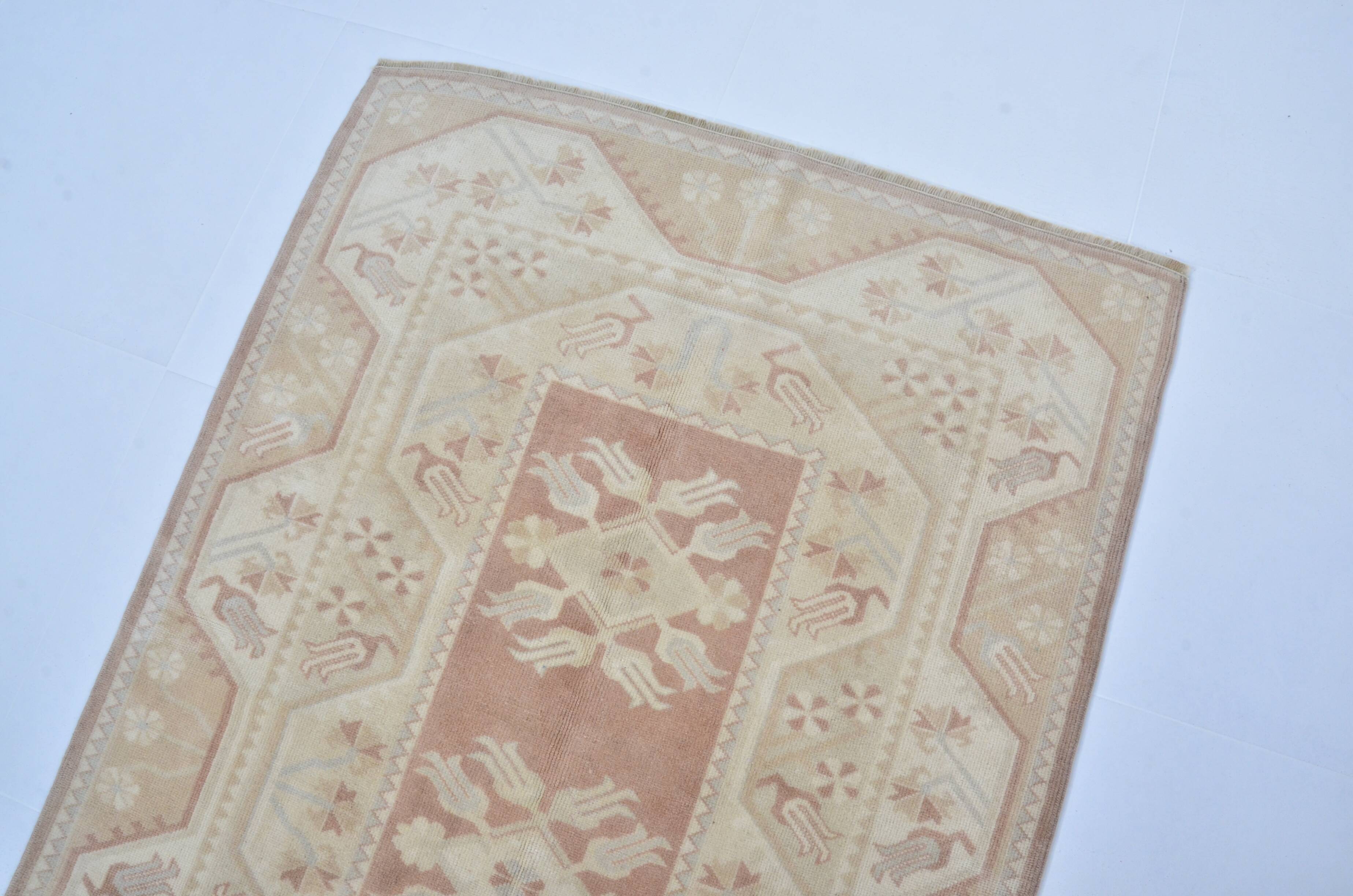 Turkish Oushak handmade rug sku 3561