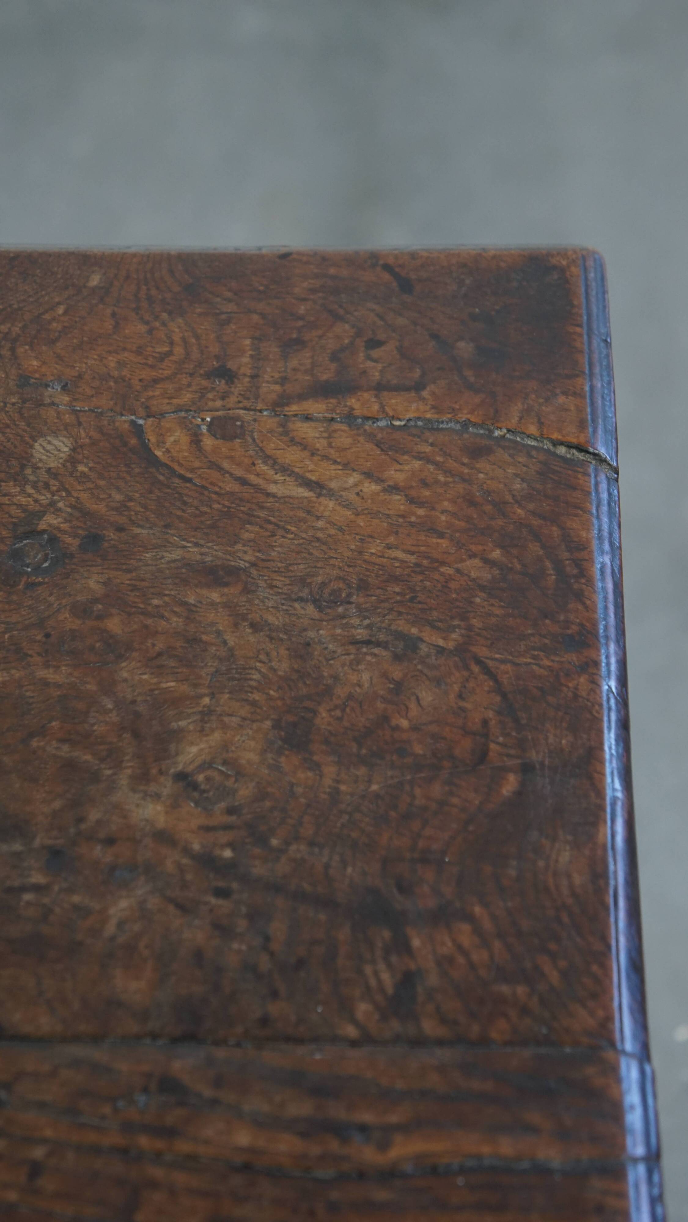 Large Antique English Side Table / Stool