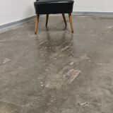 Chaise skai noir vintage