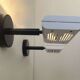 Pair of Aton Gismondi wall lights, for Artemide Italy 1982
