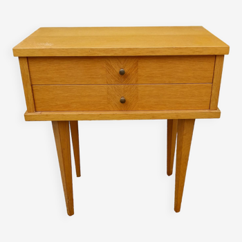 Vintage bedside table 2 drawers