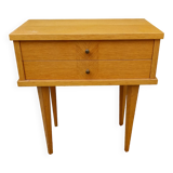 Vintage bedside table 2 drawers