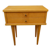 Table de chevet vintage 2 tiroirs