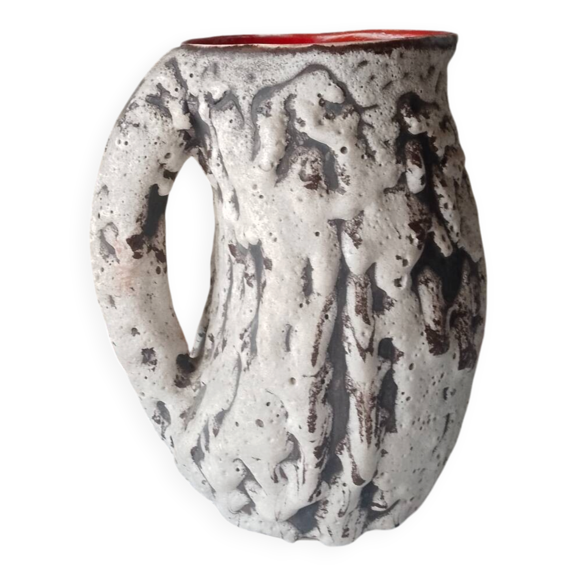 Jug / Vintage ceramic vase Vallauris style Marius Giuge – Years