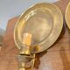 Set of 2 vintage wall sconces Ari KV 1500 – patinated bronze – Ø 25 cm