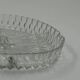 Plat de service vintage compartimenté en verre pressé