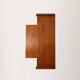 Scandinavian teak secrétaire with hidden mirror, 1960s