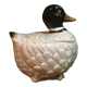 Tiled duck with lid (Japan)