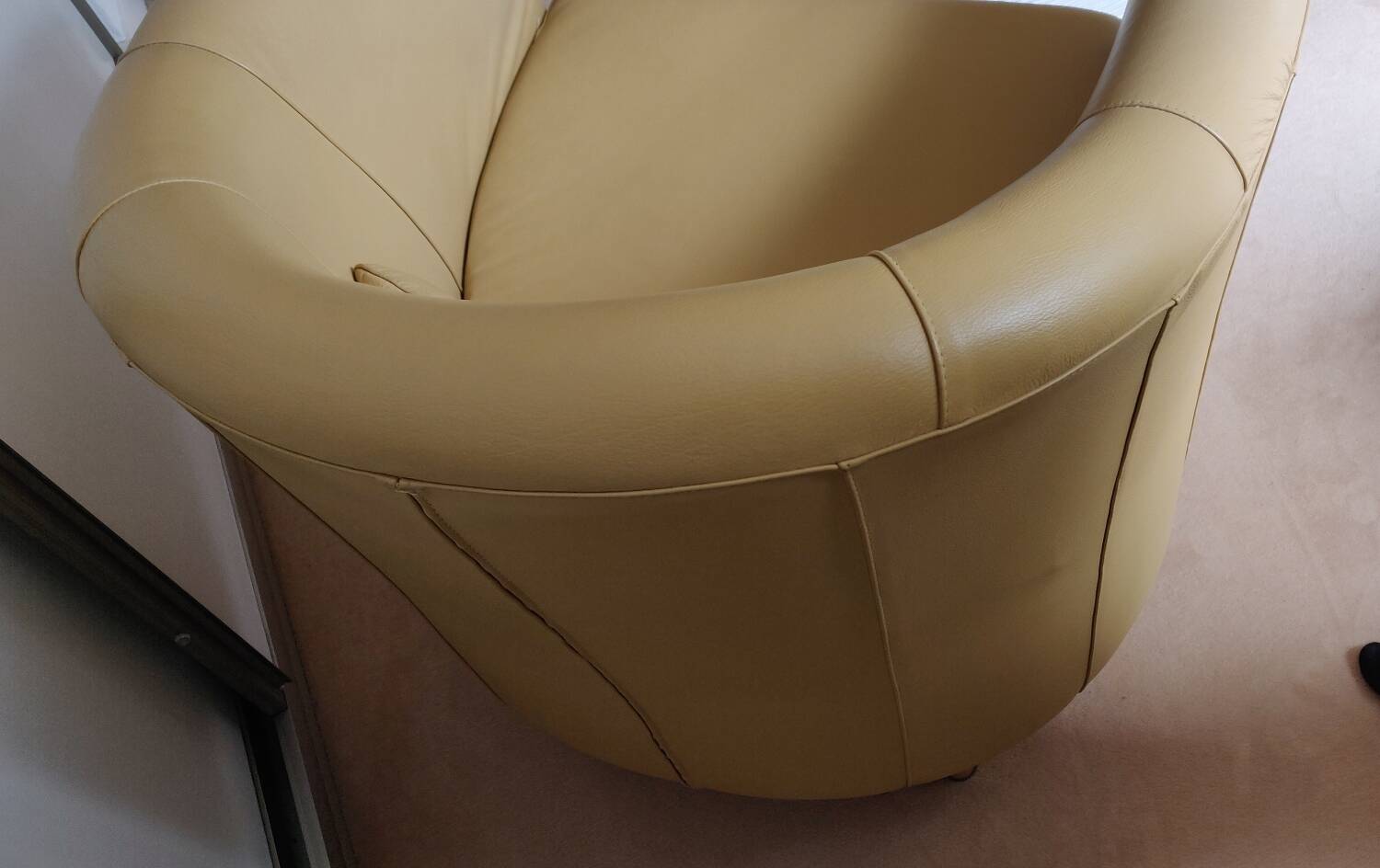 Ikea Tullsta leather armchair