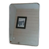 Barber mirror metal surround