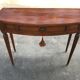 Louis XVI dining table and 3-length console