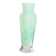 WATER GREEN AND WHITE SPECKLED MURANO GLASS VASE
