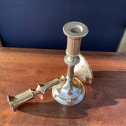 Paire de bougeoirs vintage
