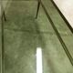 Coffee table Italian design 1960 restored black, chrome and smoked glass