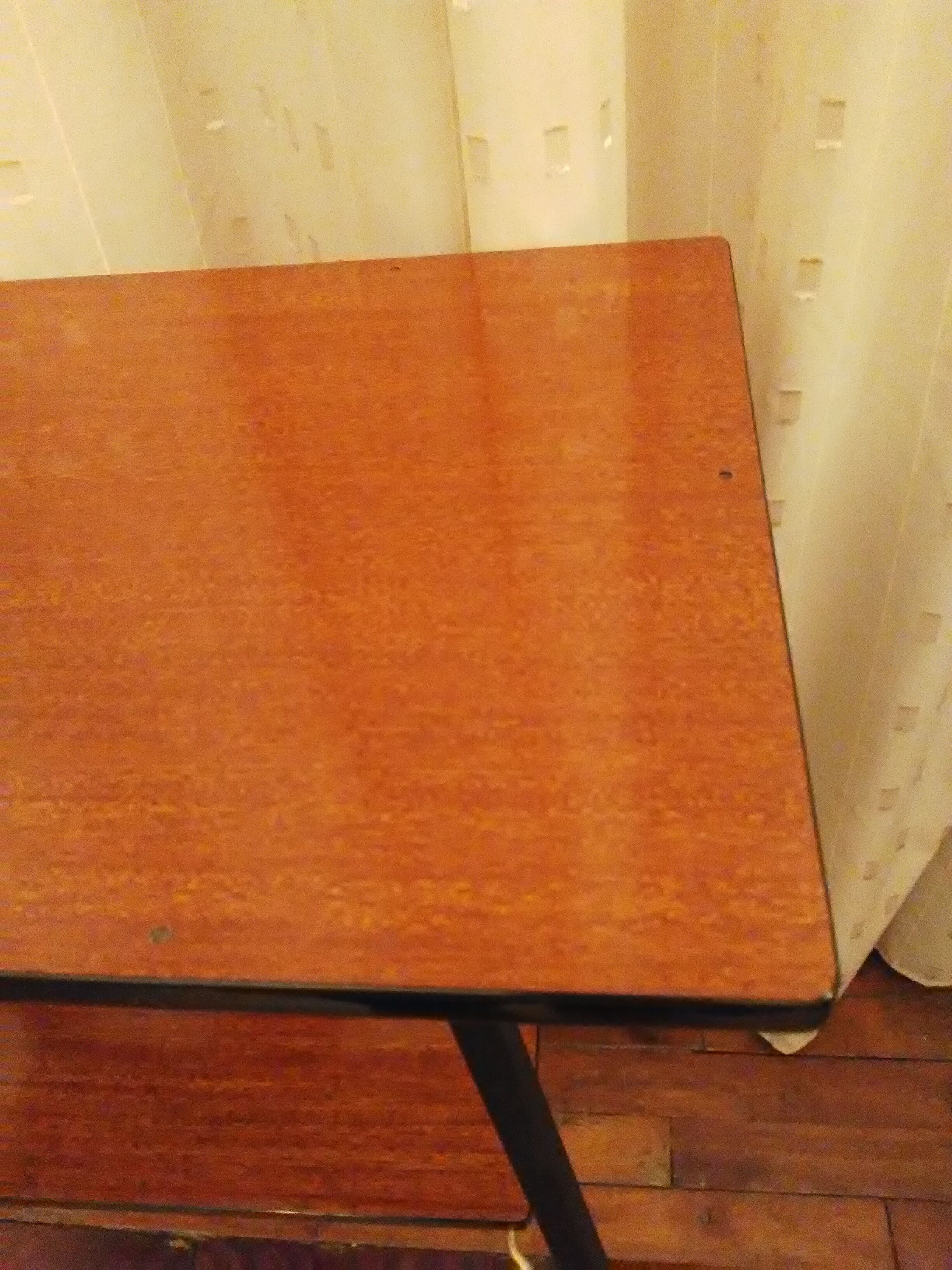 Vintage TV table with casters