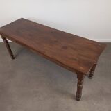 Large walnut bistro table