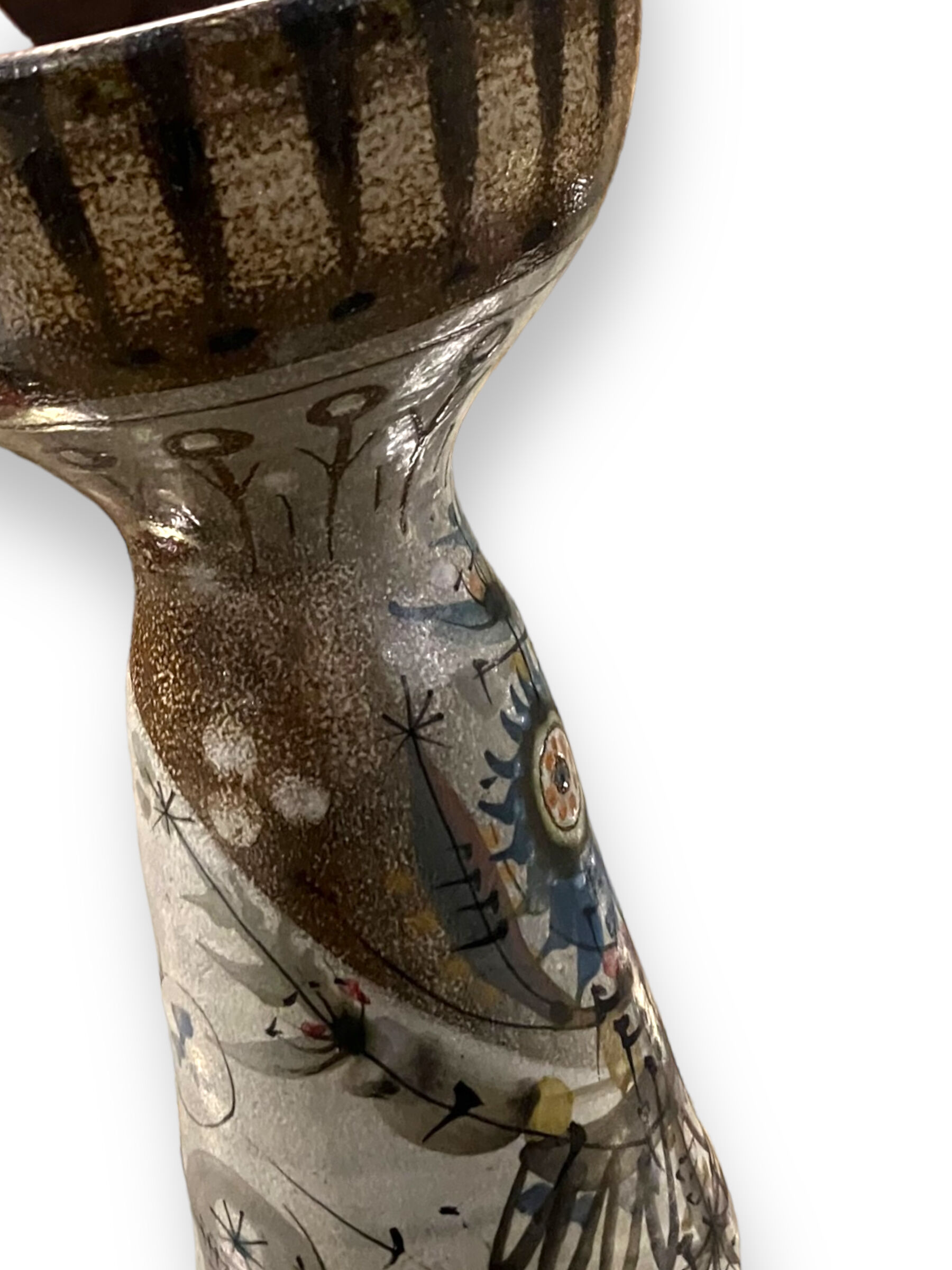 Stoneware vase by andré l'helguen for keraluc
