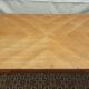 Teak table with compass feet, 1960s