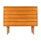Commode basse garçon rétro vintage danois en teck des années 60