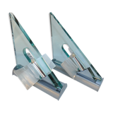 Artemide - pair of appliques icaro design carlo forcolini vintage modernist