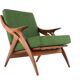 De Ster "Knoop" - armchair 'Glane' mid century modern Dutch Design in teak