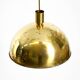 Original Florian Schulz brass pendant lamp | Model "Posa" | 1970s