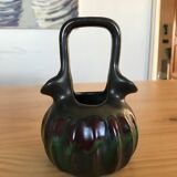 Old enamel vase