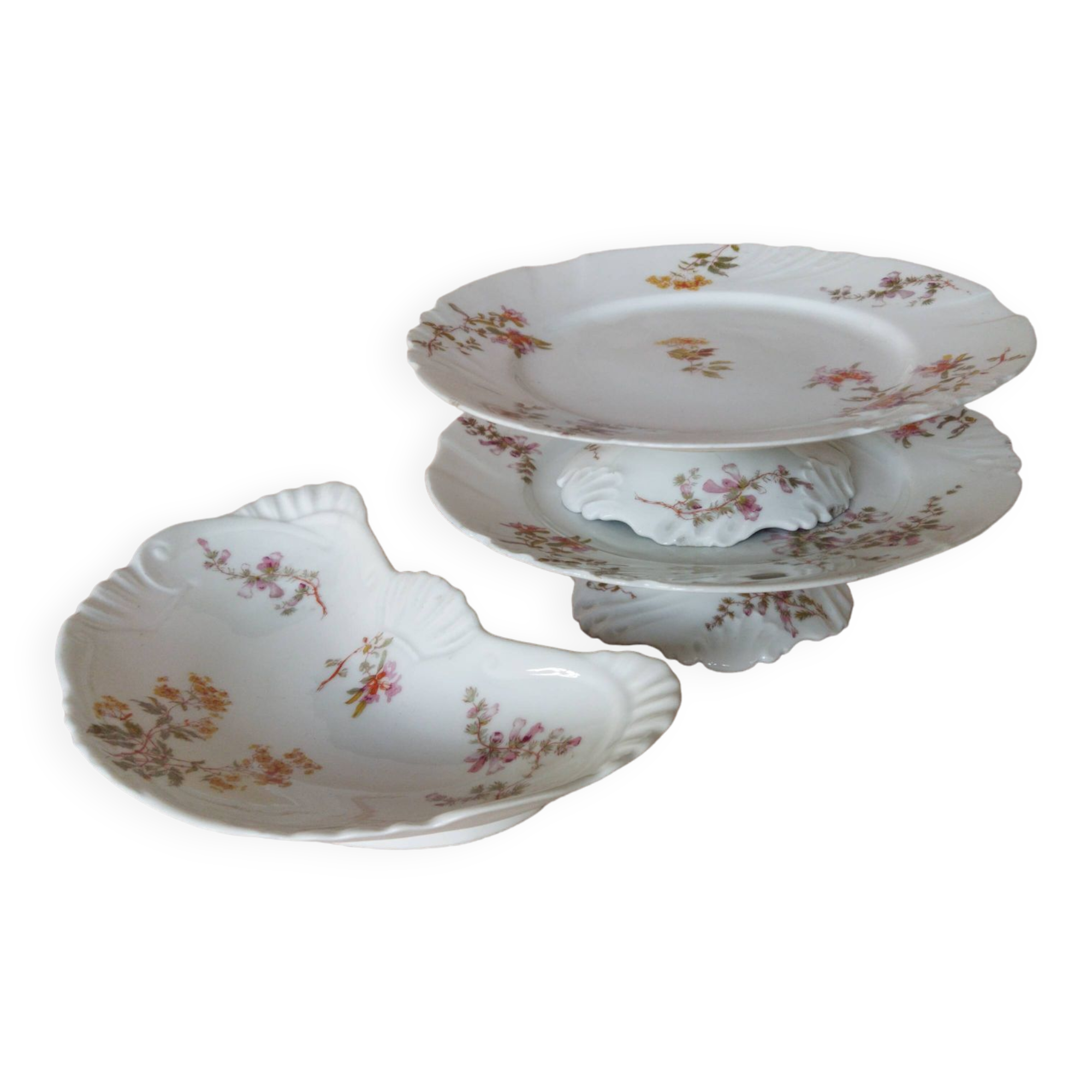 Porcelain mignardise service by Jean Pouyat (ca. 1900) Limoges