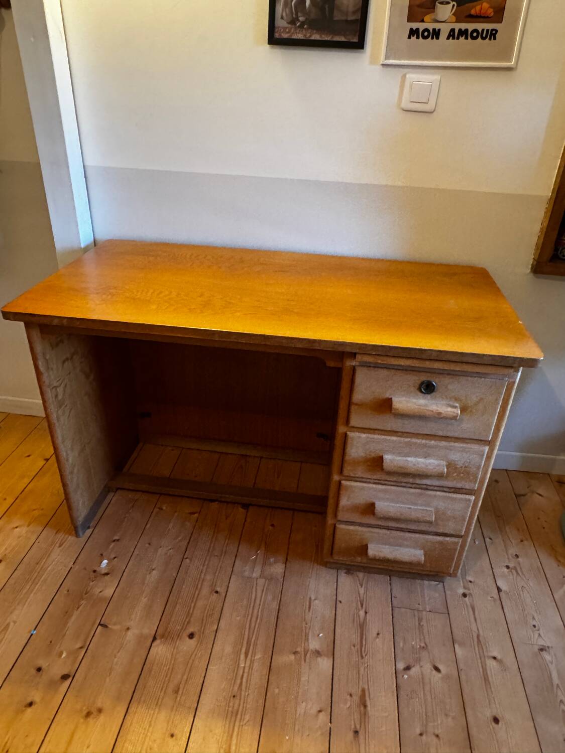 Bureau bois massif