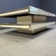 Vintage coffee table by Willy Rizzo for Mario Sabot, 1970s