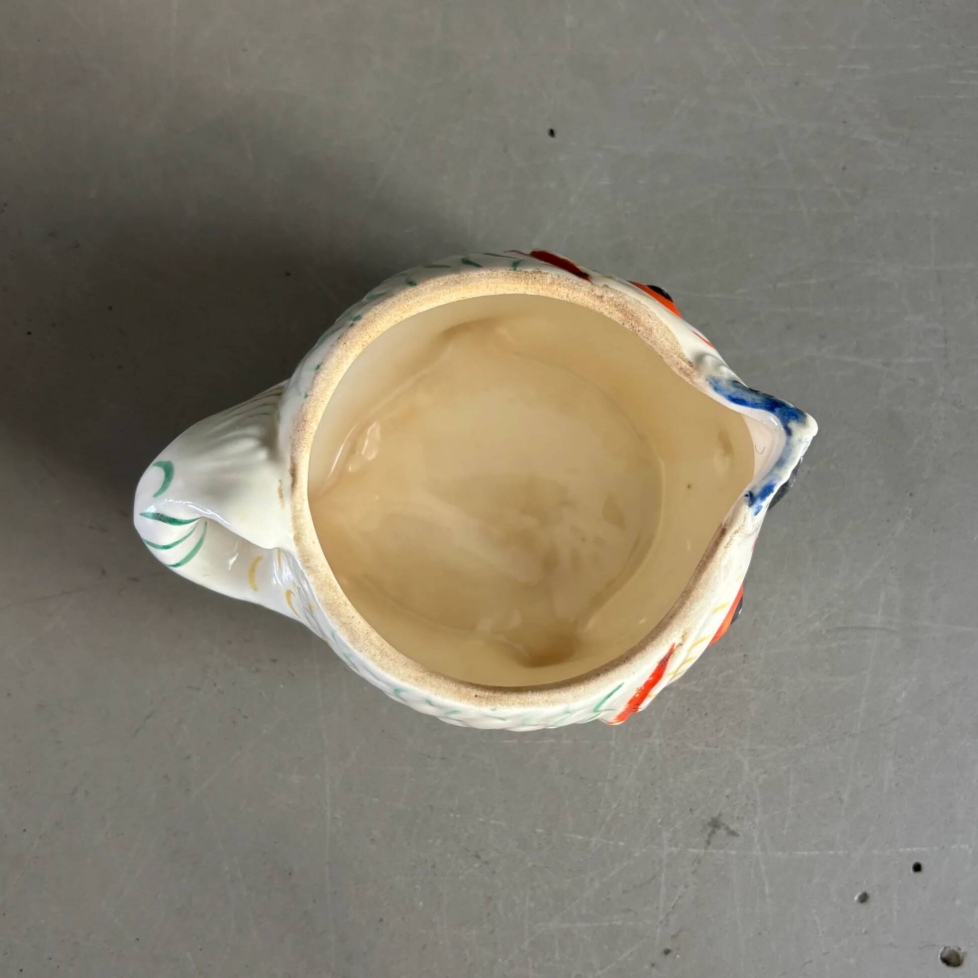 Fish milk jug - handmade ceramic