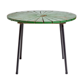 Metal garden table