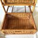 Commode en rotin , chiffonnier 3 tiroirs