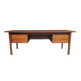 Grand Bureau De Direction En Palissandre De Rio, Arne Vodder