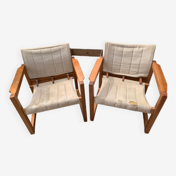 Pair of armchairs Diana by Karin Mobring 1970