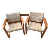 Pair of armchairs Diana by Karin Mobring 1970