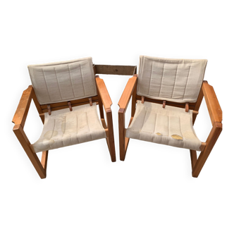 Pair of armchairs Diana by Karin Mobring 1970