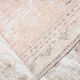 Distressed wool vintage runner rug 312x76cm