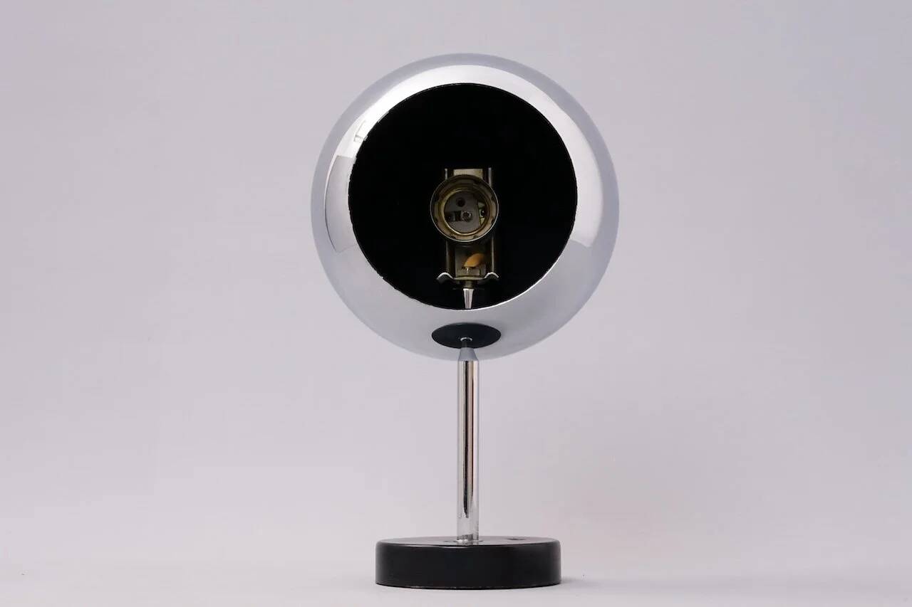 Chrome-plated ceiling lamp from Staff