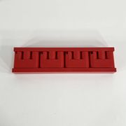Red “Minivip” wall coat rack by Benanti & Brunori for Velca Legnano, 1970s