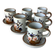Tasses en grès paysan du Japon