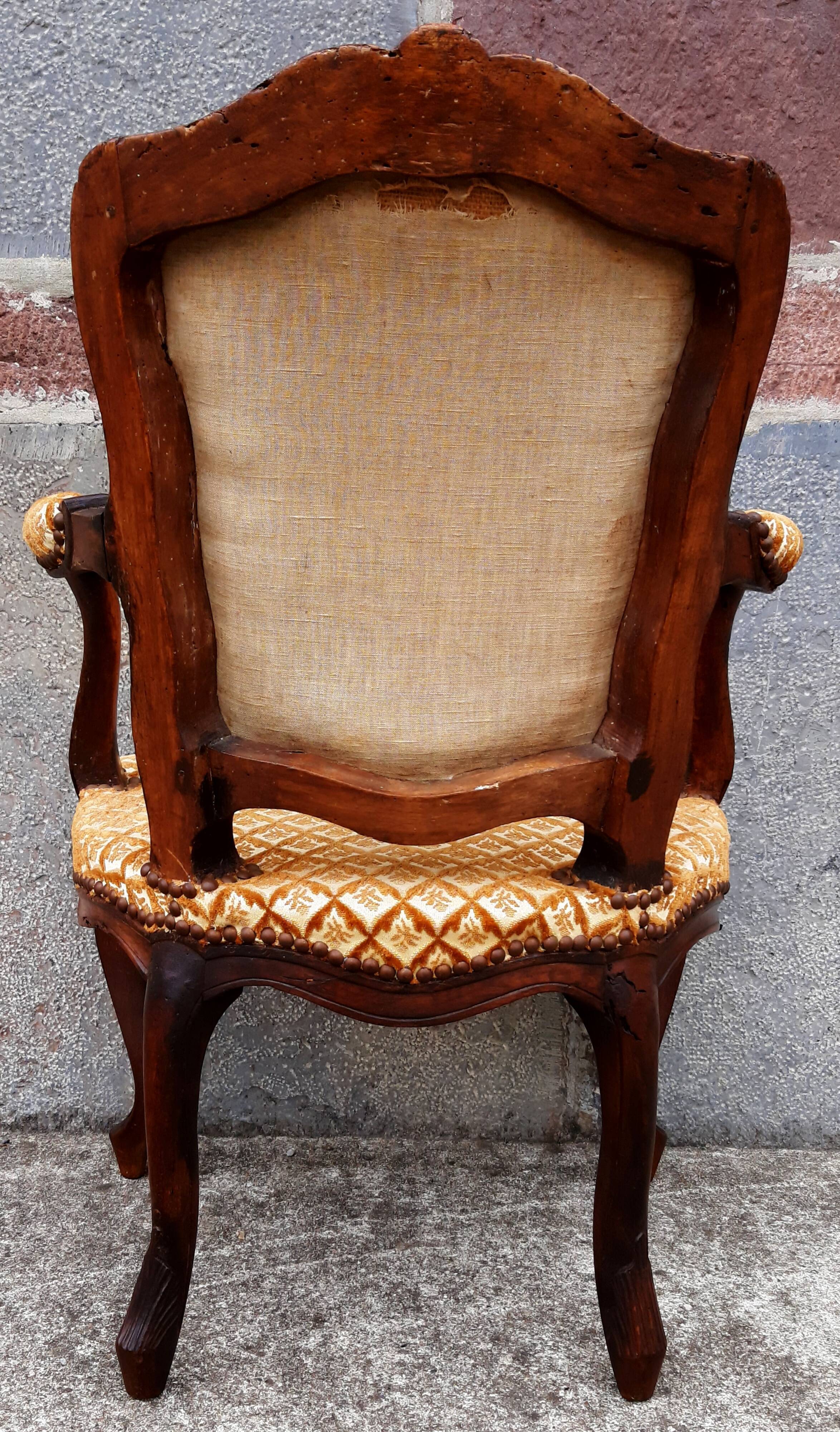 Louis XV Cabriolet armchair