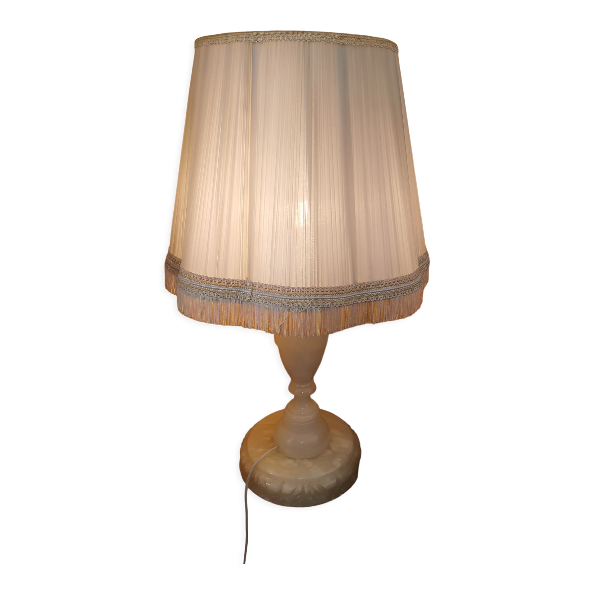 Lampe en albatre